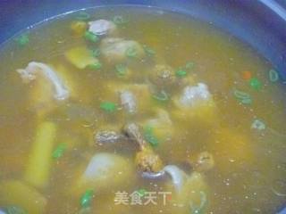 【healthy Soup Pot】matsutake Soup with Bone and Flesh recipe