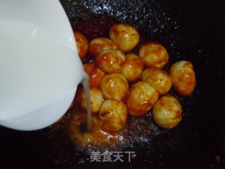 Quail Eggs in Tomato Sauce recipe