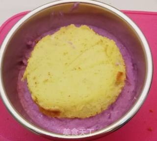 Purple Potato Mousse Cake recipe