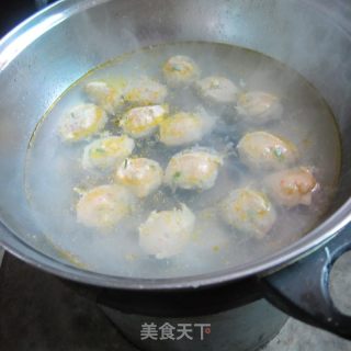 Scallion Fish Paste Meatballs recipe