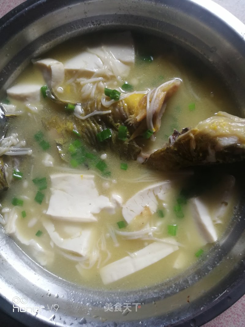 Yellow Bone Fish Tofu Soup recipe