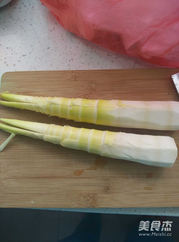 Braised Spring Bamboo Shoots in Oil recipe