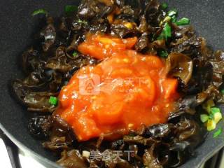 Stir-fried Fungus with Salted Egg and Tomatoes ☆ Stir-fried Vegetables with Salted Egg 10 recipe