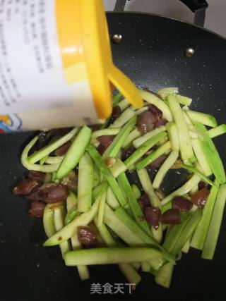 Zucchini Fried Bacon recipe