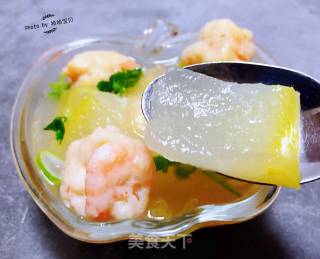 Shrimp, Winter Melon and Mushroom Soup recipe