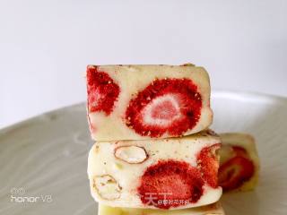 Dried Strawberry Almond Nougat recipe