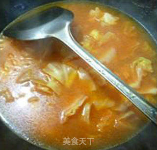 Cabbage Chip Soup recipe