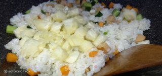 Pineapple Fried Rice-parrot Edition recipe