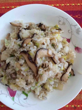 Kuaishou Shiitake Mushroom Fried Rice recipe