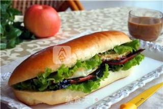 #aca烤明星大赛#submarine Hamburger recipe
