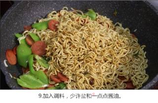 Fried Instant Noodles recipe