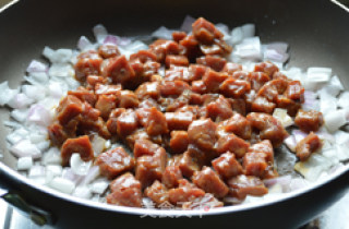 Black Pepper Diced Beef recipe