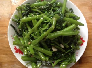 Stir-fried Water Spinach recipe