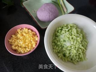 Cucumber and Egg Vegetarian Dumplings recipe