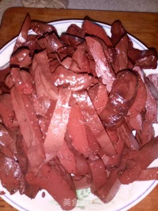 Garlic Pork Blood recipe