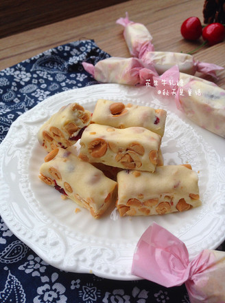 Cranberry Peanut Nougat recipe