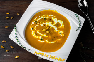 #trust of Beauty# Picturesque Halloween Delicacy: Pumpkin Cream Soup recipe