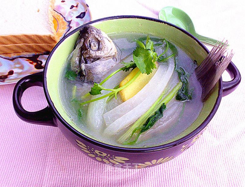 Carp Soup with Shredded Radish recipe