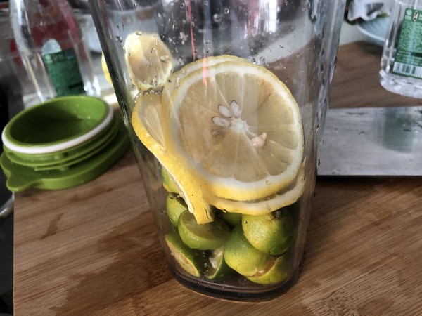Green Orange Lemon Mint Water recipe