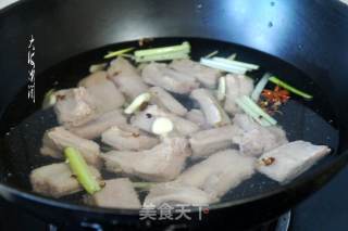 Pork Ribs Fried Green Pepper Potato Chips recipe