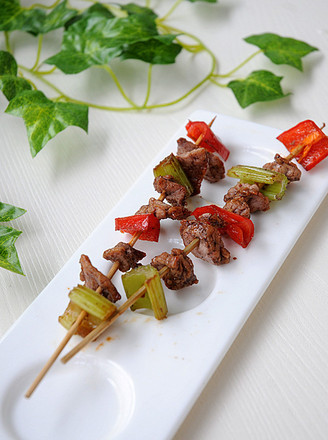 Fork Bbq Meat Skewers recipe