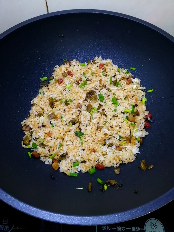 Hometown Food~~bacon and Pickled Vegetable Fried Rice recipe