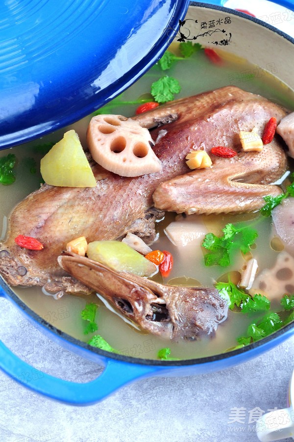 Winter Melon and Scallop Lao Duck Soup recipe