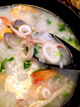 Seafood Congee recipe