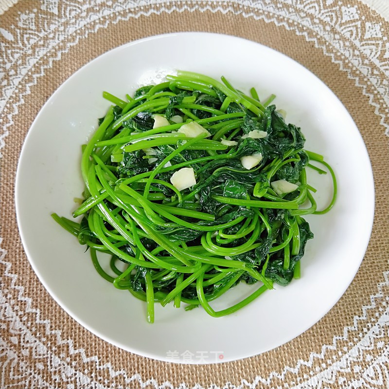 Stir-fried Sweet Potato Leaves recipe