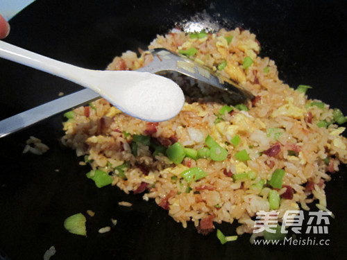 Fried Rice with Bacon and Egg recipe