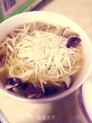 Shiitake Pork Noodles recipe