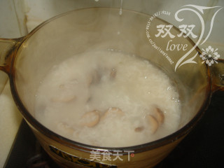 Mushroom Chicken Congee recipe