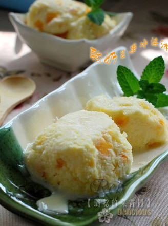 Yogurt Mango Ice Cream recipe