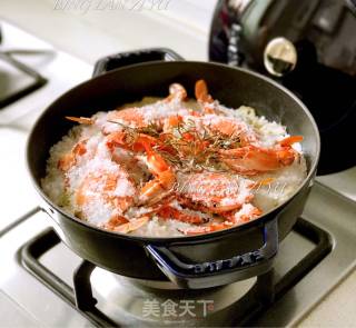 Rosemary Salt Baked Crab recipe