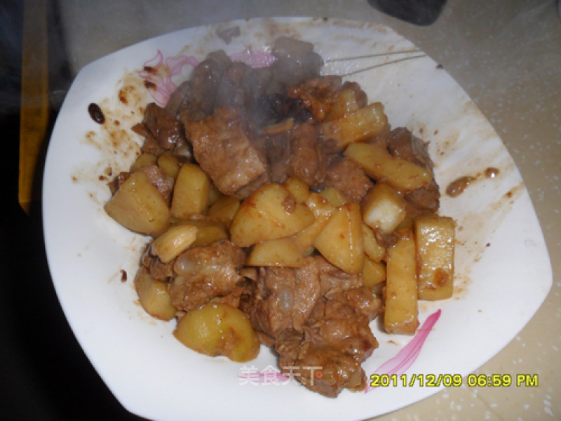 Pork Ribs Stewed Potatoes recipe