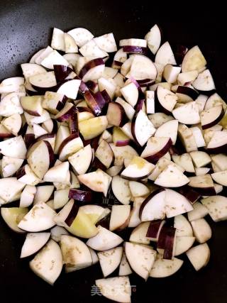 Eggplant and Potato Stewed Sausage recipe