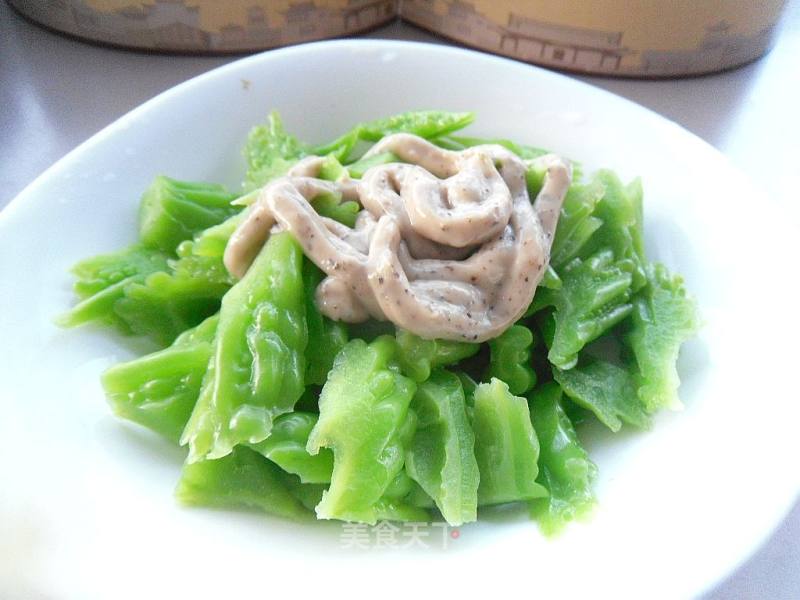Pepper Bitter Gourd Salad recipe
