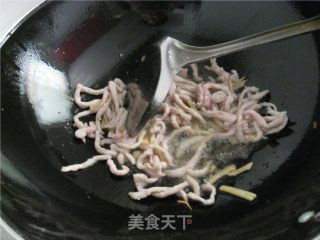 Stir-fried Shredded Pork with Garlic Moss recipe