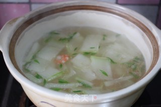 【winter Melon and Shrimp Soup】 recipe