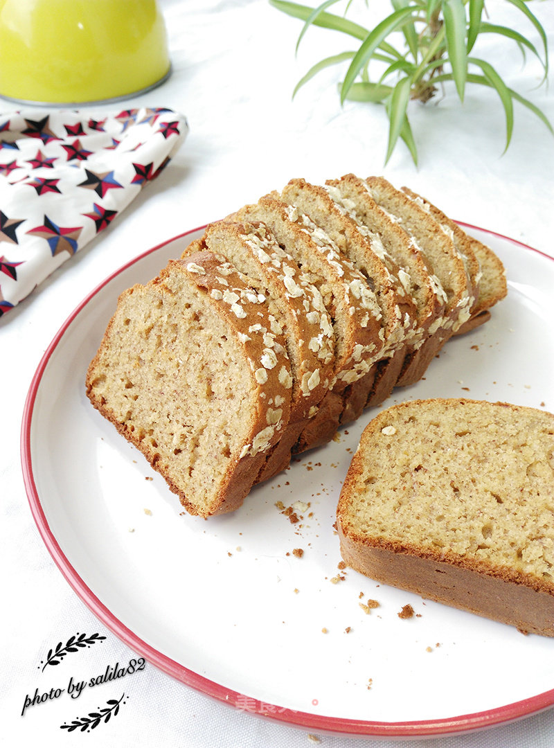 #aca烤明星大赛#~~ Banana Oatmeal Cake recipe