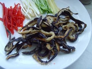 【su Cai】fried Vegetarian Eel Shreds recipe