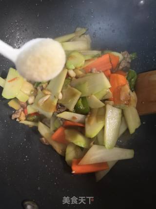 Stir-fried Chayote with Minced Meat recipe