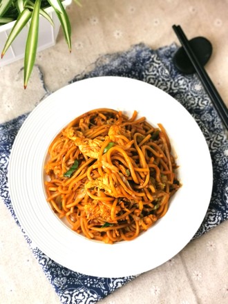 Fried Noodles with Egg recipe