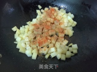 Cumin Spicy Diced Potatoes recipe