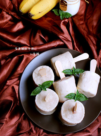 Banana Yogurt Popsicle