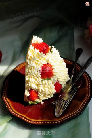 Strawberry Castle Cake recipe