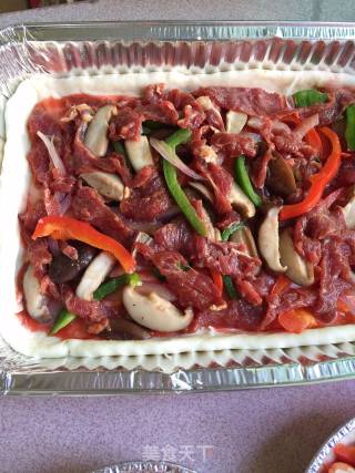 Beef and Mushroom Pizza recipe