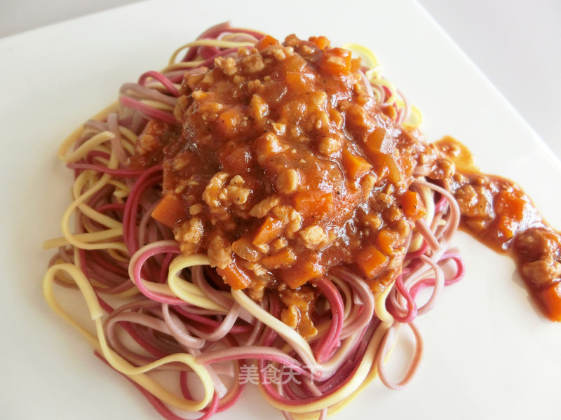 Super Fast Hand Restaurant Version of Tomato Meat Sauce Noodles (chicken Version) recipe
