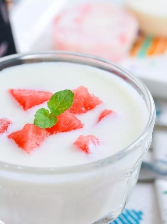 Watermelon Yogurt Jelly Baby Food Recipe recipe