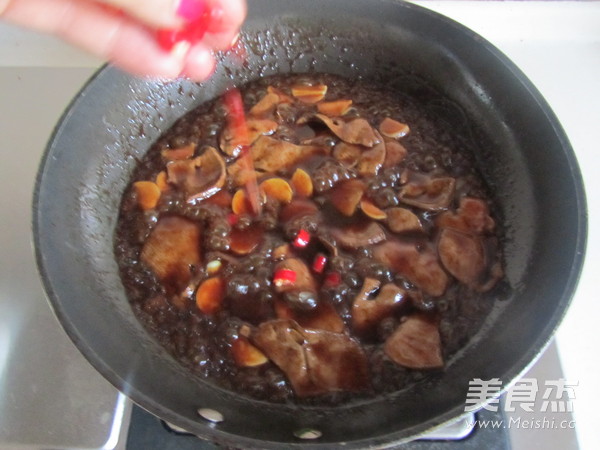 Pork Liver and Spinach with Oyster Sauce recipe